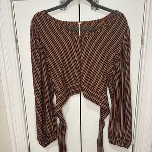 Free People Wrap Crop Top